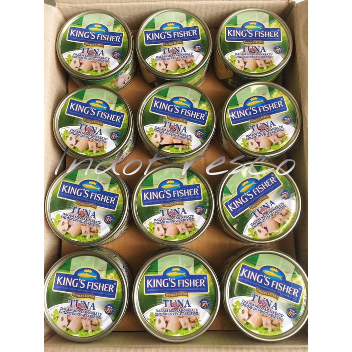 

Kaleng | King'S Fisher Tuna In Oil- Tuna Kaleng 170G- 1Dus Khusus Gosend