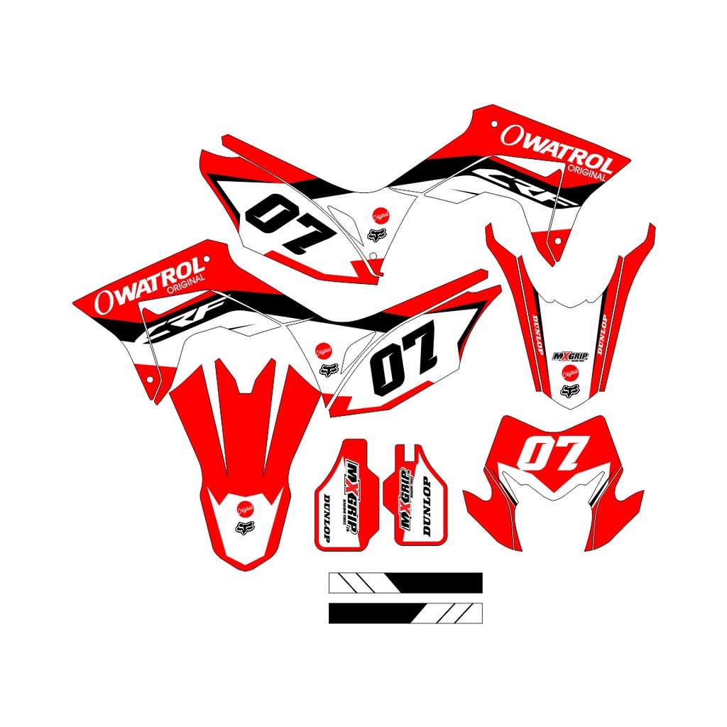 Sticker DECAL CRF 150 L Bisa Custom Stiker Honda CRF 150 L  (48)