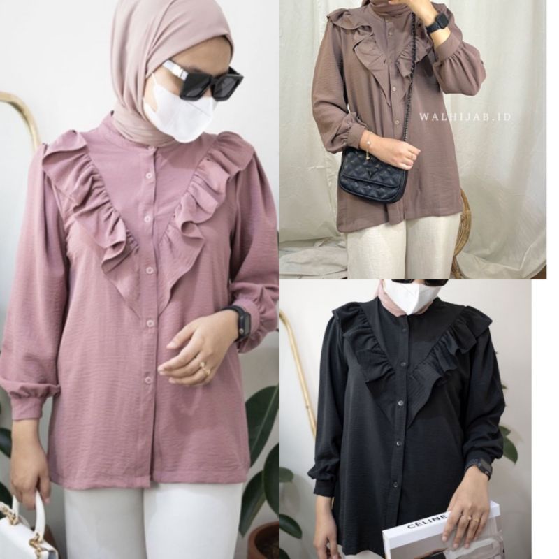 FARA KEMEJA BLOUSE CRINKLE AIRFLOW