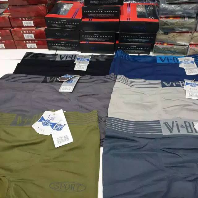 Celana dalam boxer JUMBO rajut VI&amp;BB &amp; COWOK KEREN  XL-XXL