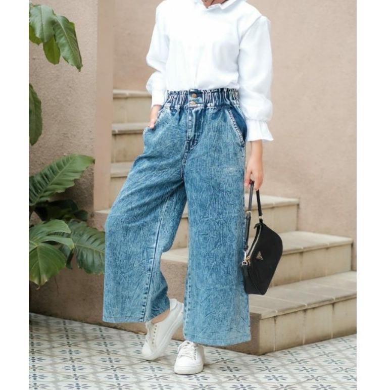 GEONA KULOT / KULOT JEANS / KULOT JEANS WANITA / | GU.02Jl22g