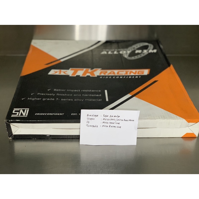 VELG TK RACING EXCEL JAPAN 140/17 ORIGINAL WARNA BRONZE KULIT JERUK