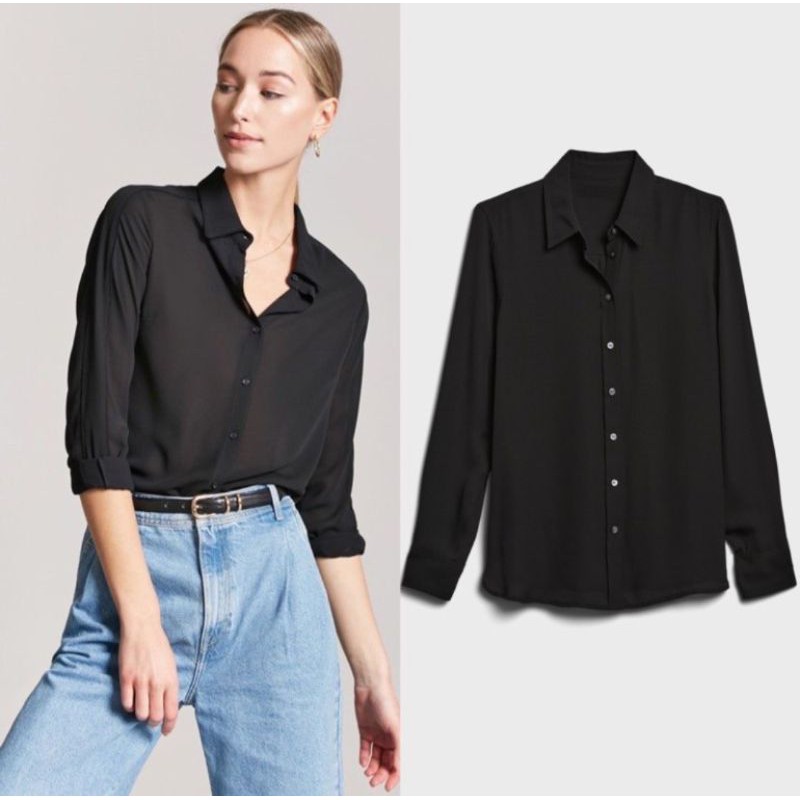 ESMARA Button Shirt - Kemeja Esmara kemeja wanita kemeja polos