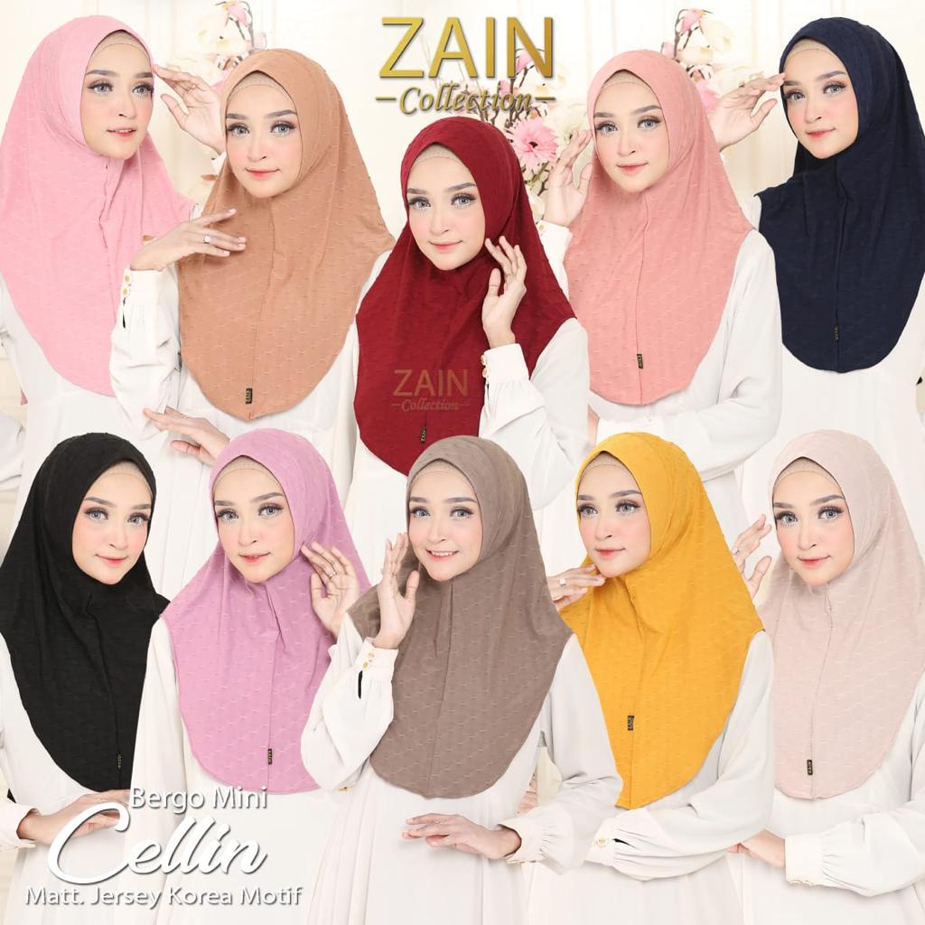 Jilbab Instan Bergo Cellin Jersey Ori Zain Collection-3