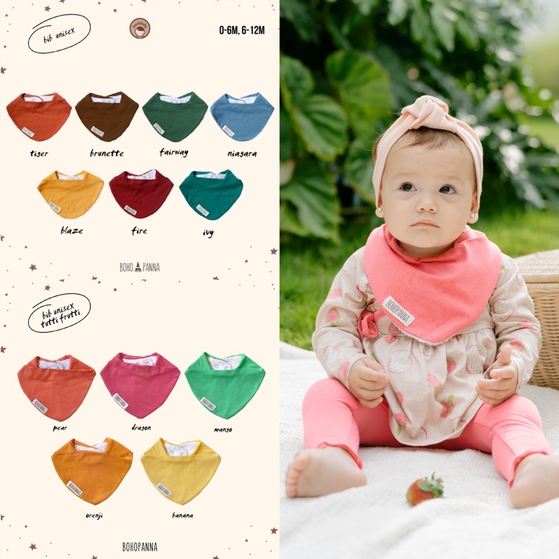 Bohopanna Bib Unisex - Clemek Bayi