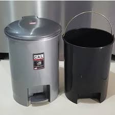 READY STOK Tempat Sampah Injak Tempat Sampah Mini Tempat Sampah Bulat Tempat Sampah SHINPO - Tempat 