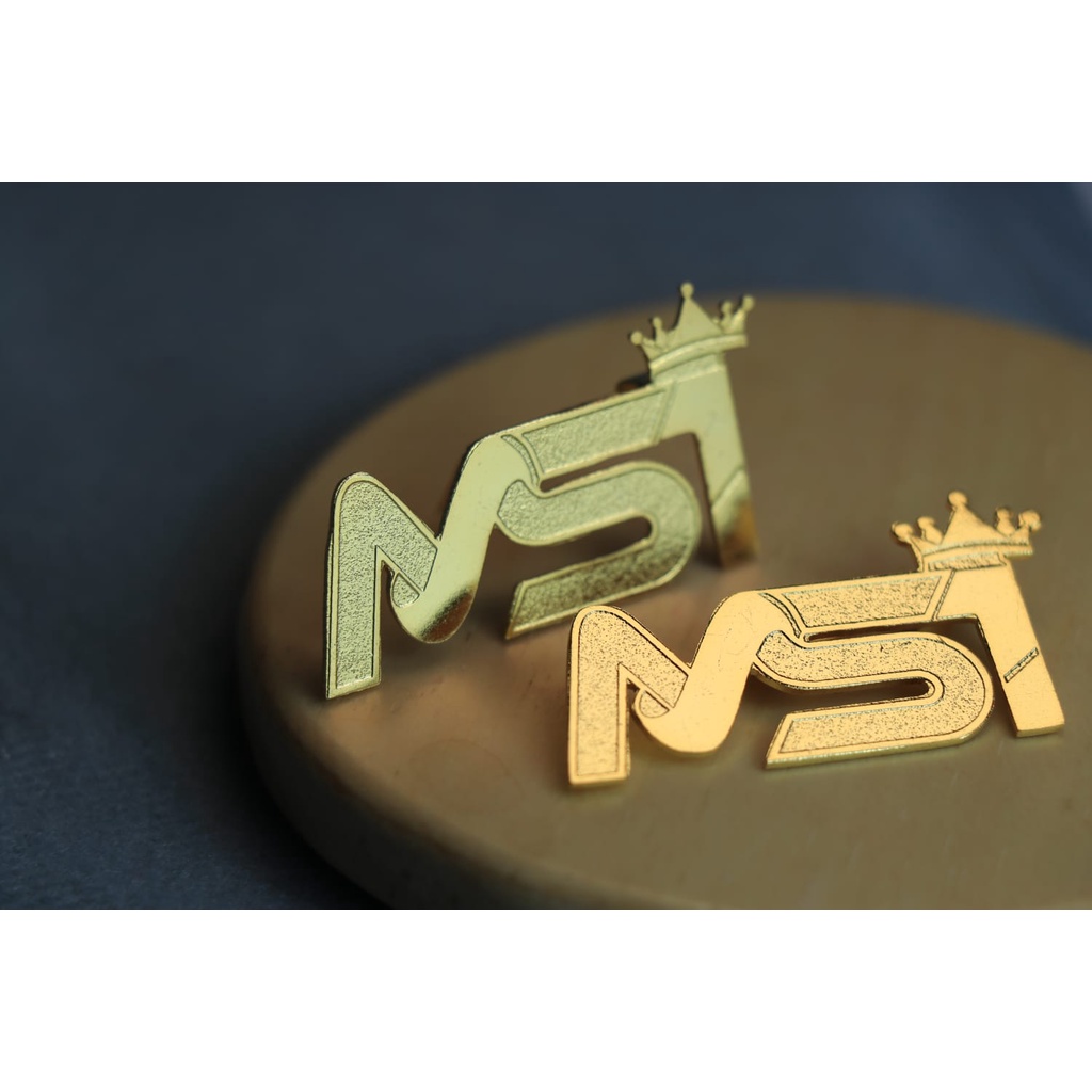 Pin Logo MSI, Pin Emas MSI, Pin Gold MSI