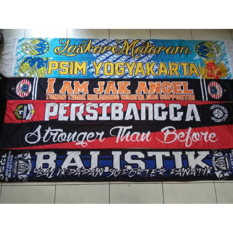 Corner Football Merch Syal Printing Custom Satuan Syal Murah Syal Custom (Scarf Printing - Custom)-6