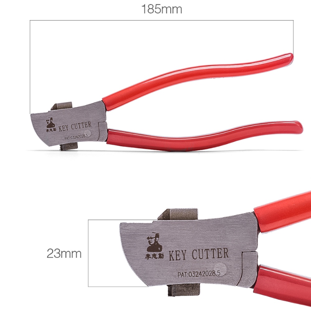 Tang Pemotong Kunci Profesional, Tang Pemotong Kunci Mobil/Kunci Otomatis Lishi Asli untuk Memotong Kunci Datar
