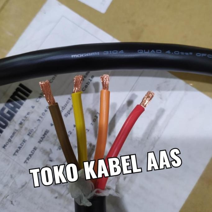 Kabel Speaker Isi 4 X 4Mm Mogami 3104 Termurah