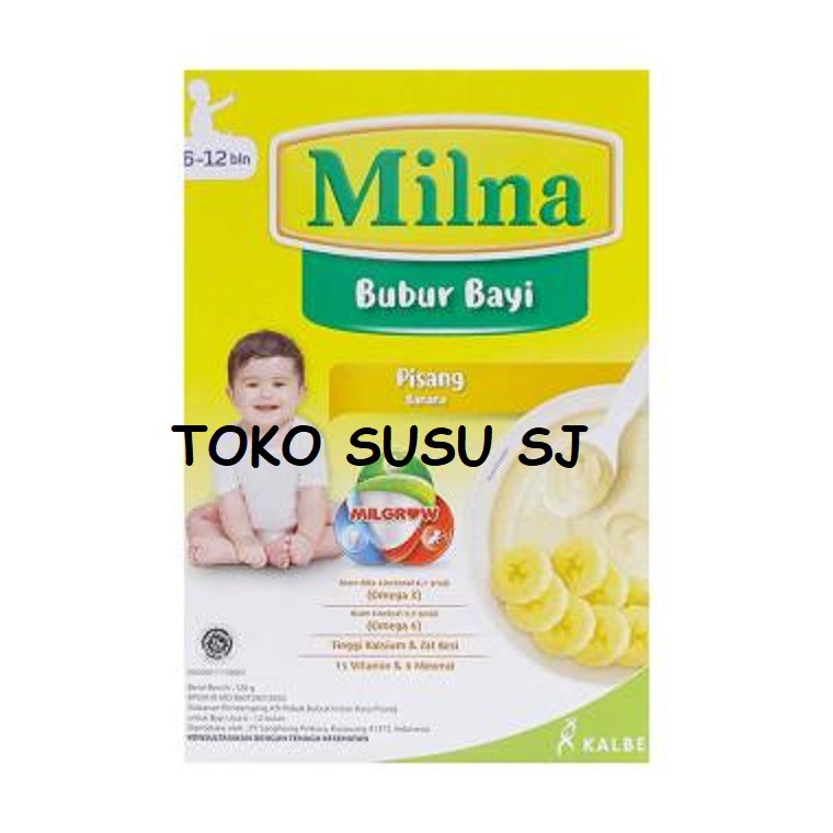 MILNA BUBUR BAYI 6+ 120 GR 6-12 bulan/120gr