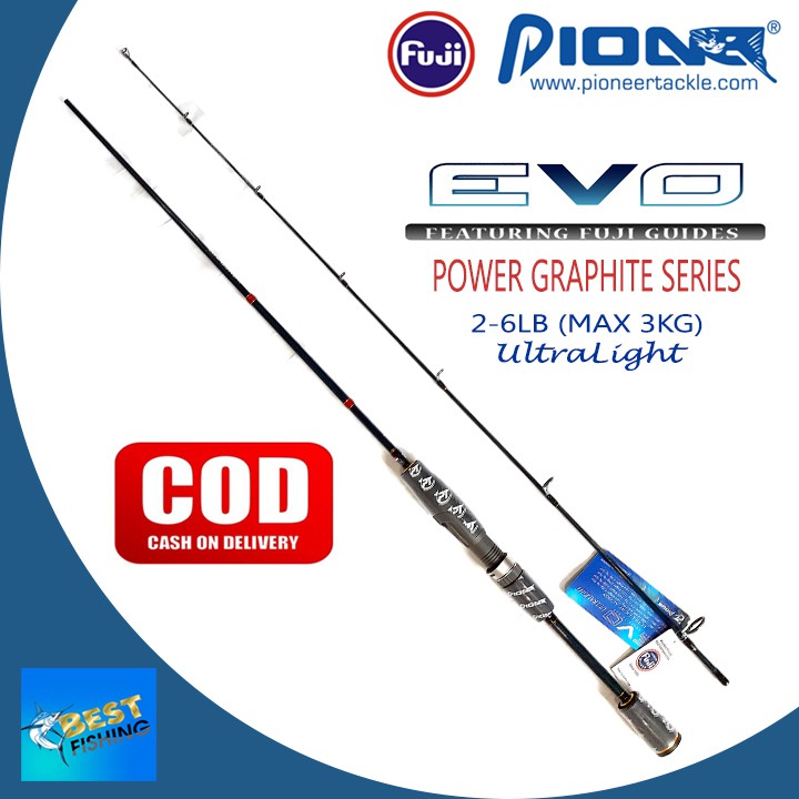 JORAN PIONEER EVO CARBON SAMBUNG 2 ULTRALIGHT 180CM 195CM 210CM FUJI
