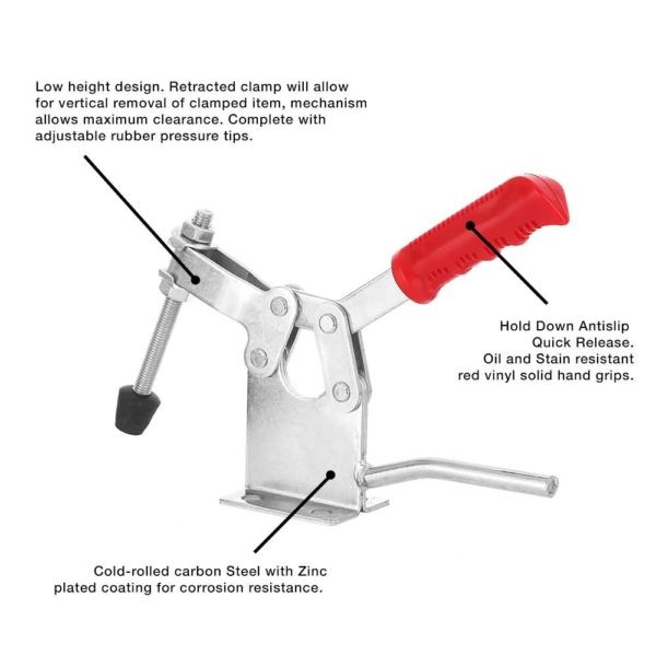 Toggle Clamp Vertical GH 220WH GTY 220 WH setara WIPRO TCH-914 400kg