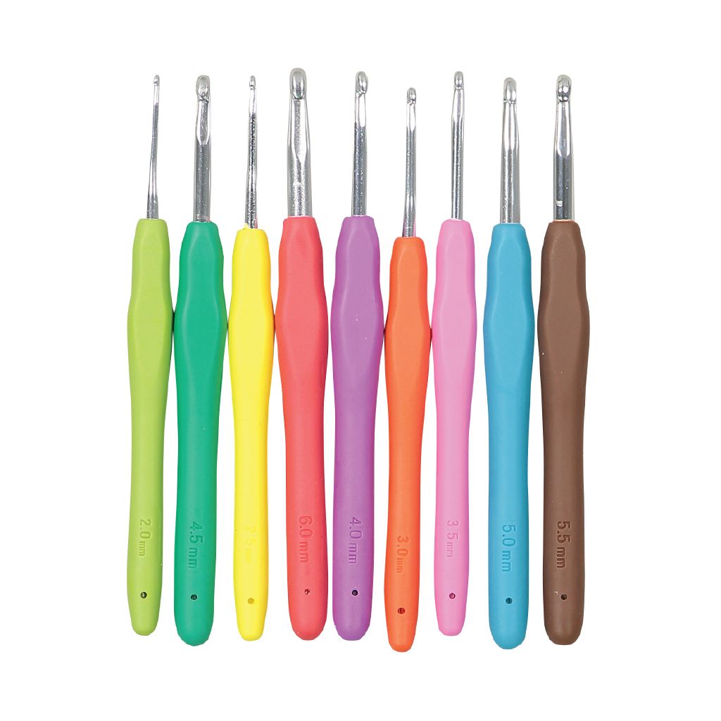 JARUM RAJUT / CROCHET HOOK / KNITTING NEEDLES / HAKKEN / HAKPEN / ALAT RAJUT ALUMINIUM / JARUM RAJUT QF06