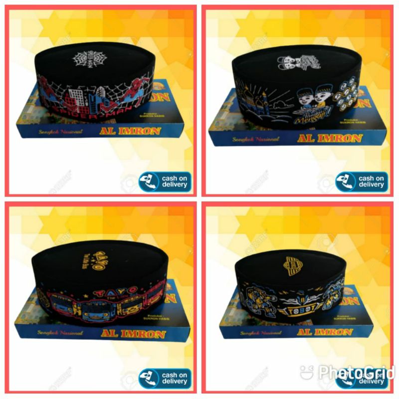 PECI HITAM KARAKTER ANAK LAKI LAKI