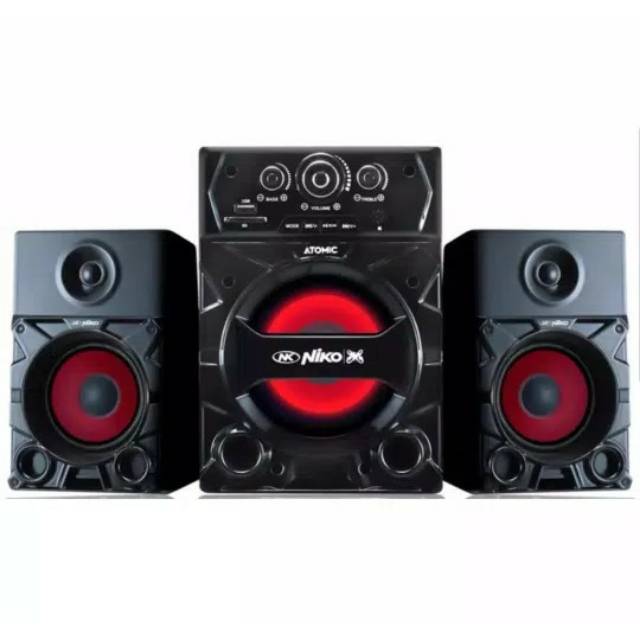 Speaker Niko Atomic Slank 35W Bluetooth - Speaker Aktif 2.1 Multimedia