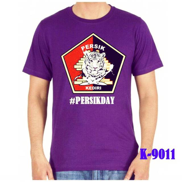 Tshirt kaos Baju Persik Kediri fans Persikmania Macan Putih