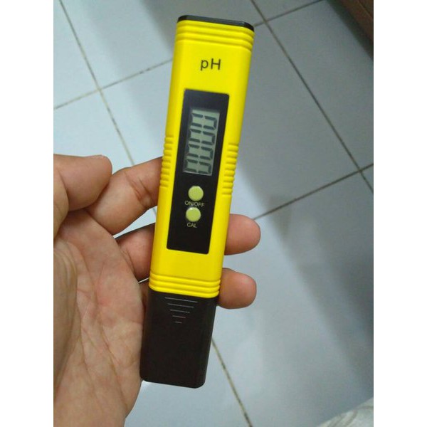 Digital pH Meter 0.01 Kalibrasi Otomatis Kuning   Bubuk