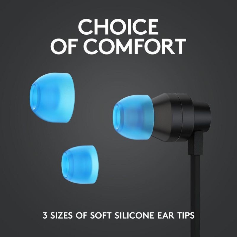 Logitech G333 G 333 In-Ear Earphone Gaming with Type C Adapter