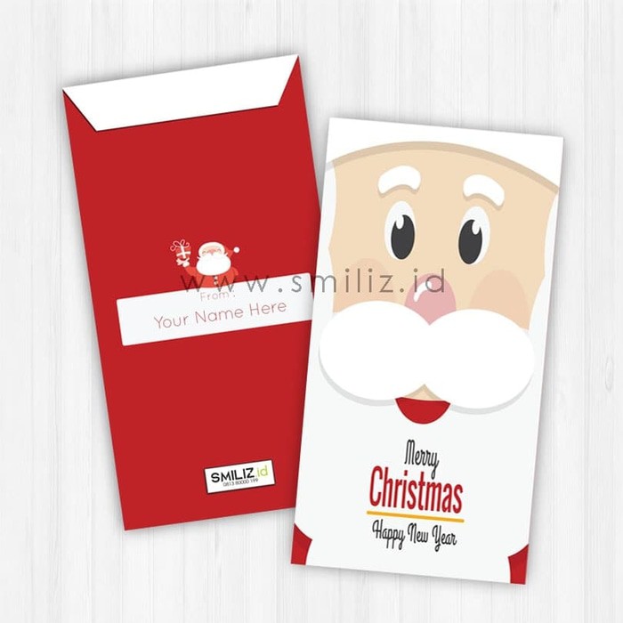 

Amplop Angpao Natal Santa Claus Lucu 2029