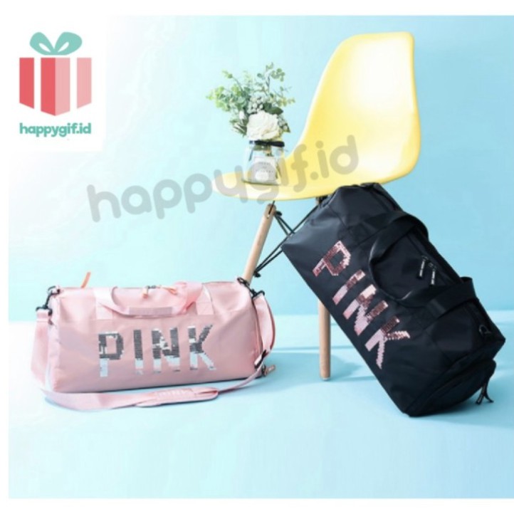 Sport Bag Tas GYM Travel Bag Tas Travel Olahraga Victoria Secret PINK BLACKPINK