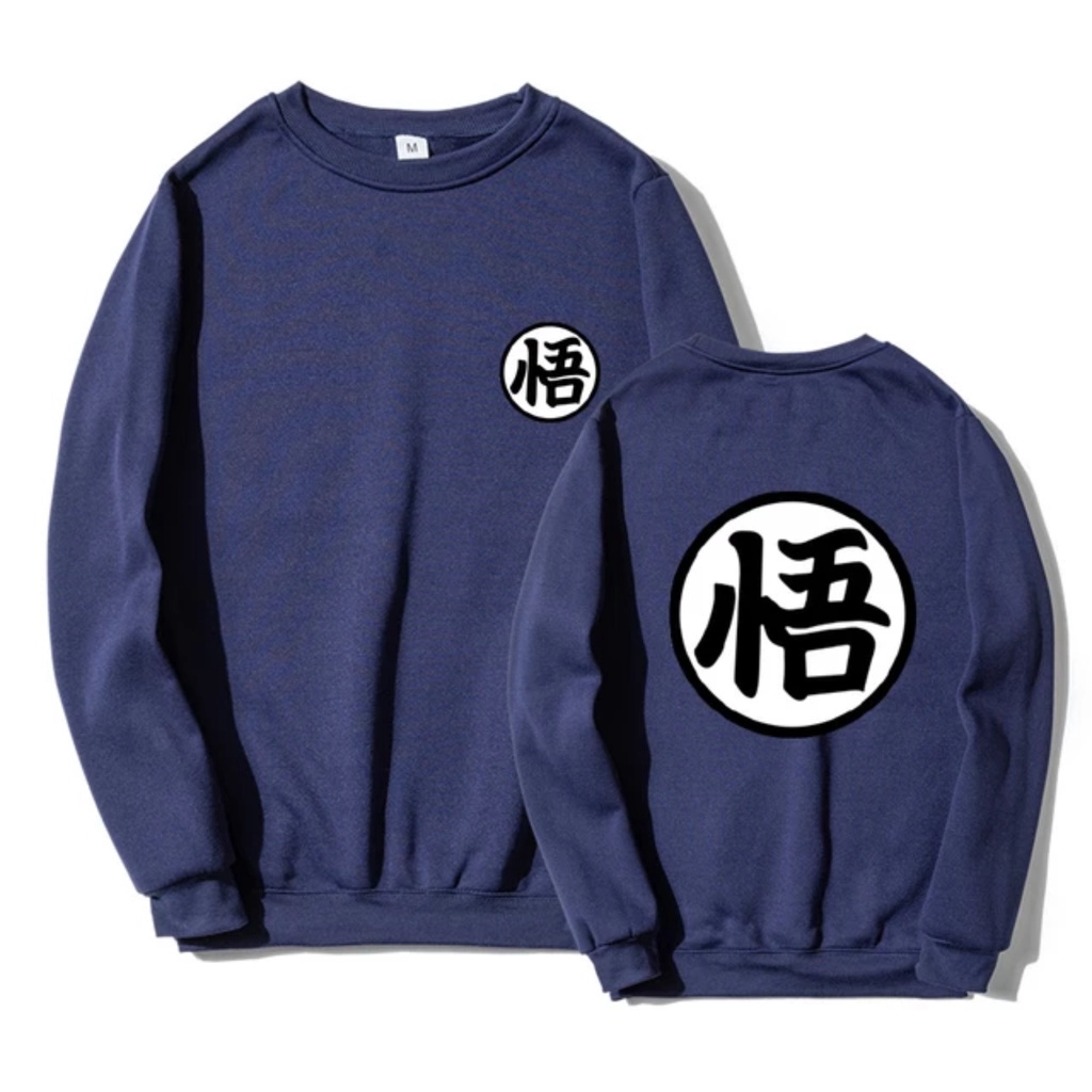 DRAGON BALL Basic Sweater II BDRAGON BALL Sweater Crewneck II Sweatshirt SIZE M - XL ( Pria &amp; Wanita / Anak &amp; Dewasa )