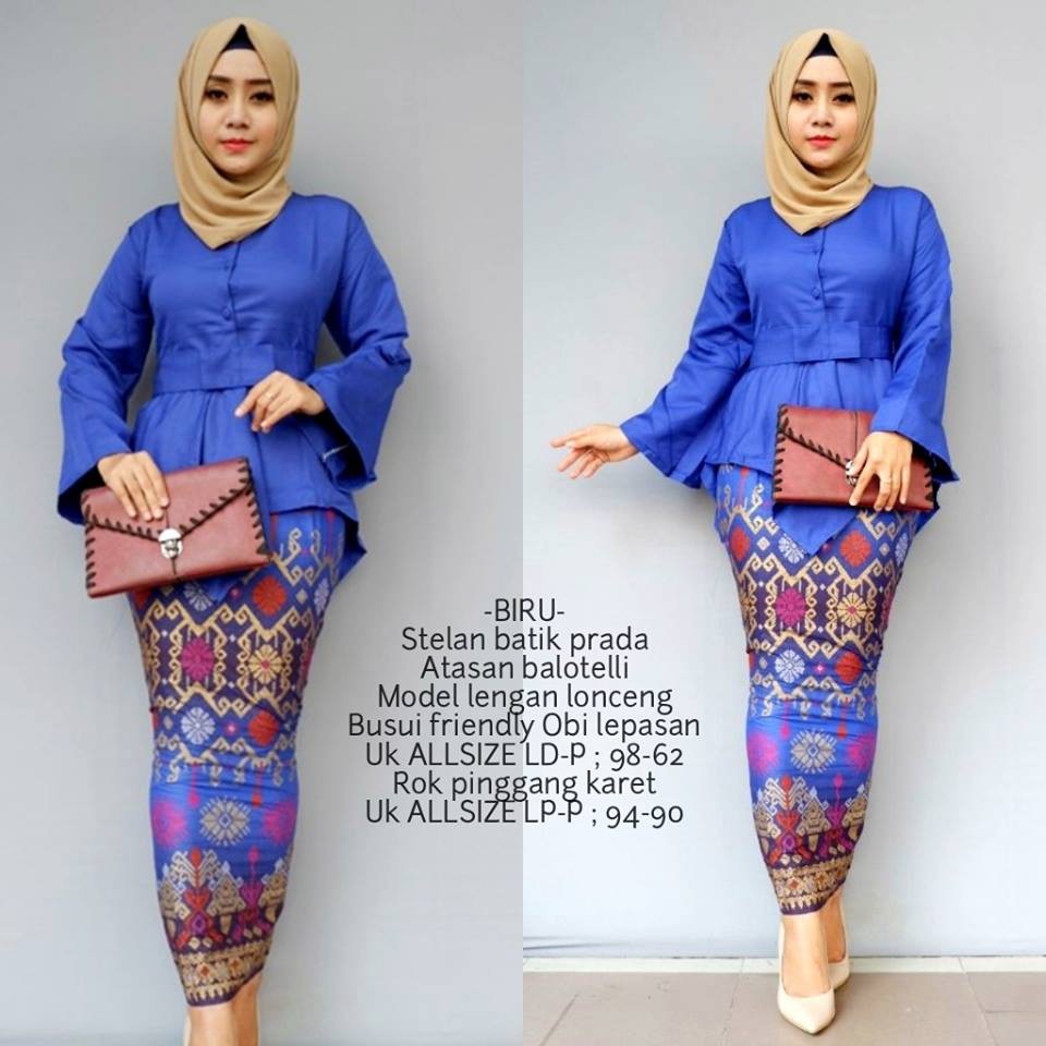 GB 227 Setelan kebaya wanita rok dan blus