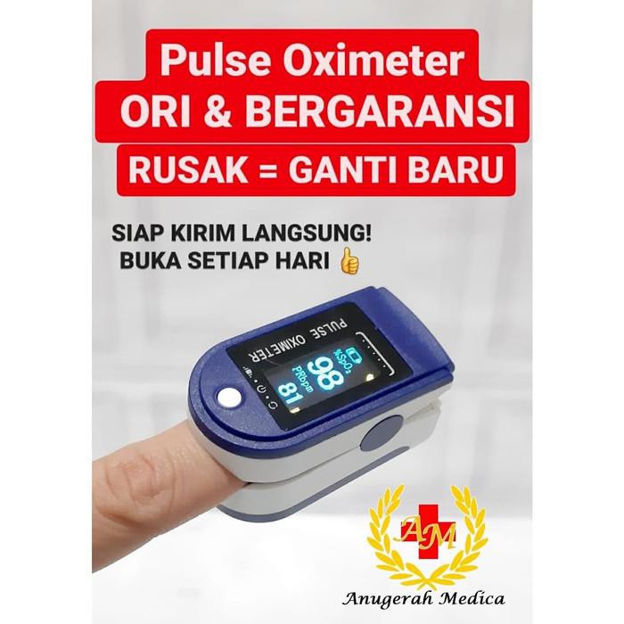 Alat Diagnosa / Pulse Oxymeter (Alat Ukur Kadar Oksigen / Alat Saturasi Oksigen)
