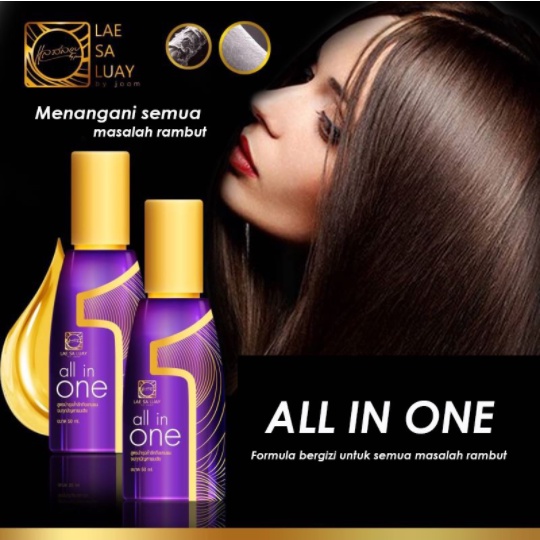 [BPOM] Lae Sa Luay Hair Keratin Serum - Tonic Treatment / Vitamin Rambut Pelurus Pelembut