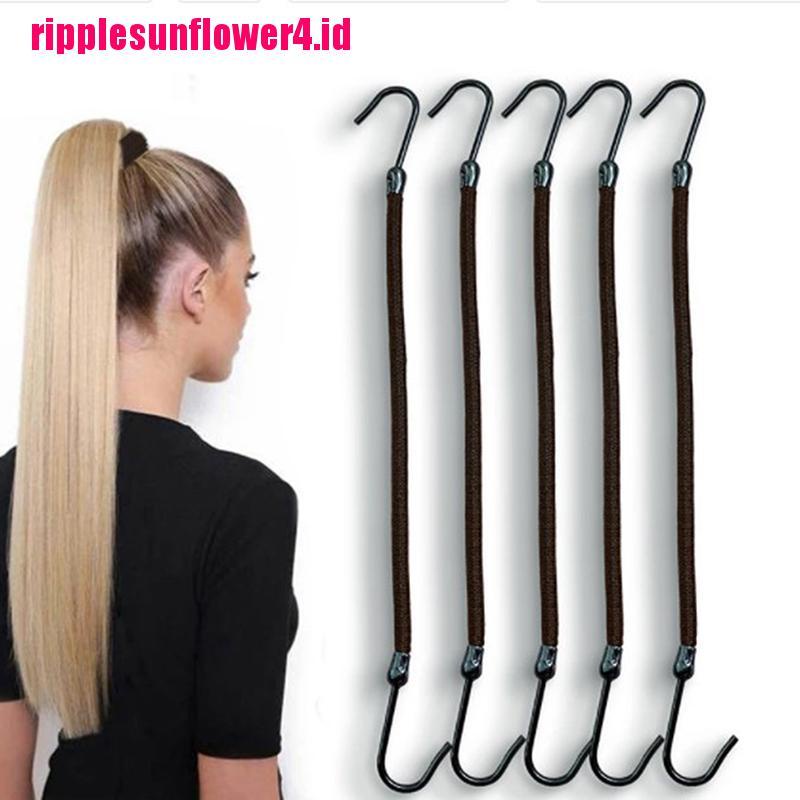 10pcs Ikat Rambut Ponytail Elastis Untuk Wanita