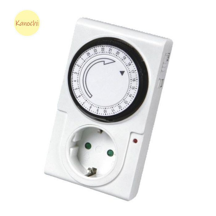 Stop Kontak Timer Listrik Timer Analog Kenmaster 24 jam