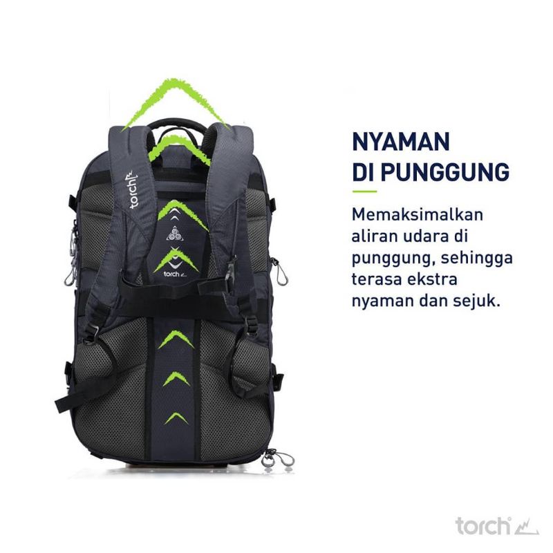 Tas Ransel Torch Kanzaki 30 Liter Original Murah