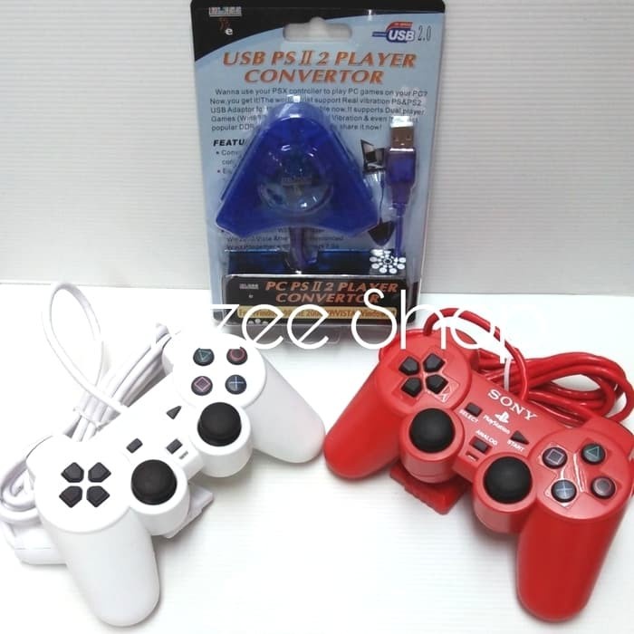 Stik PS2/ Stick PS 2 + Converter Double PS2 PS3 ORIGINAL Original original