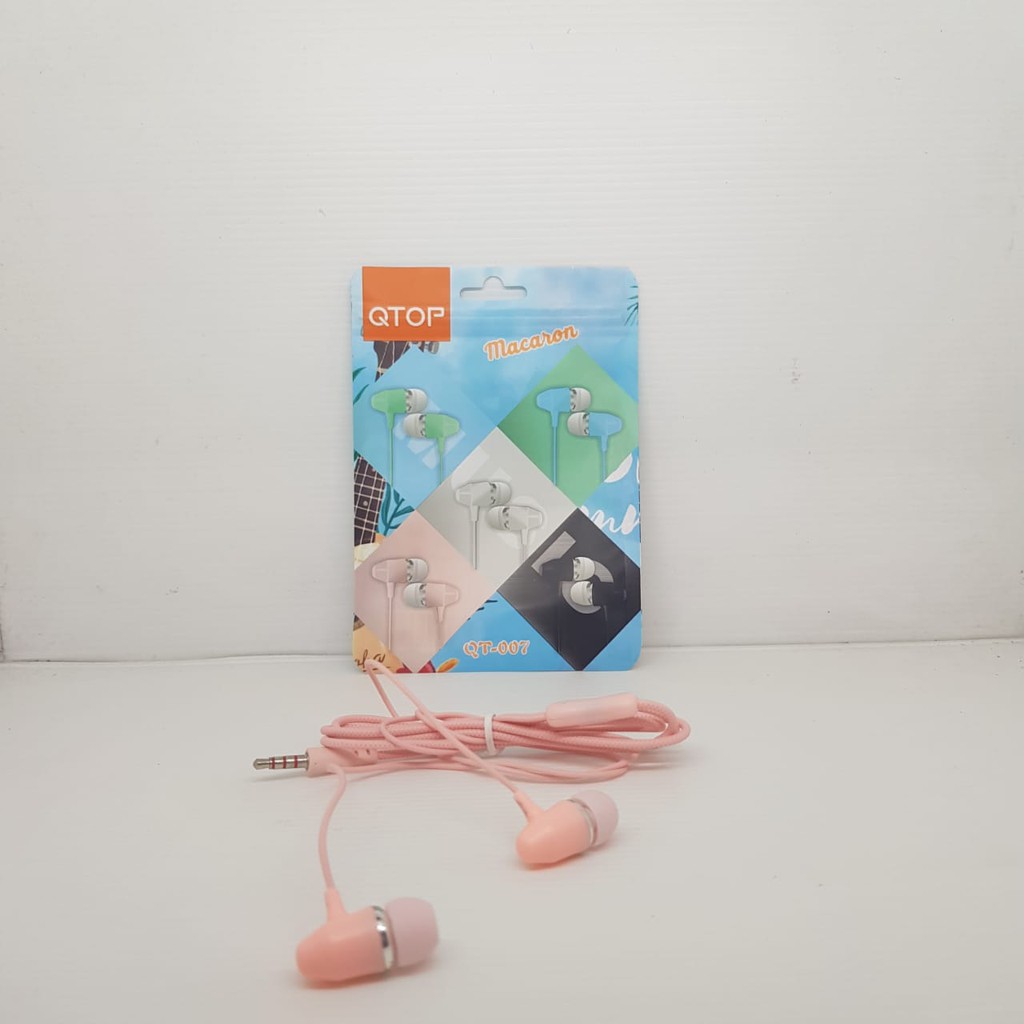 Music Angel Macaron Headset Earphone musik Angel QT-007 BISA TELFON