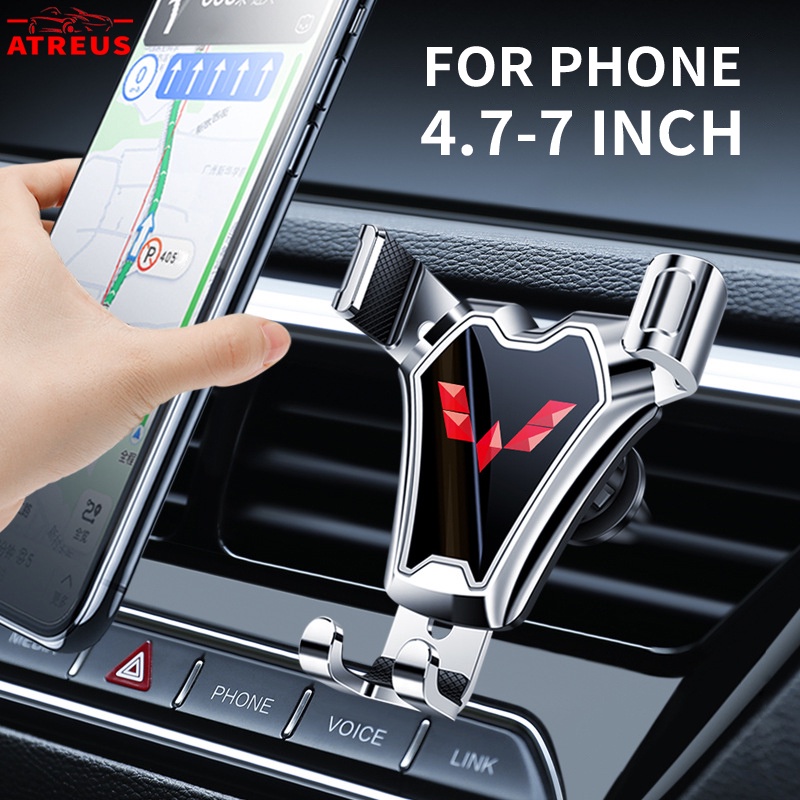 Wuling Stand Handphone Universal 4.7-7 inch Dapat Berputar 360 Derajat Ventilasi Ac Mobil Holder Handphone Untuk Konfero Cortez Almaz