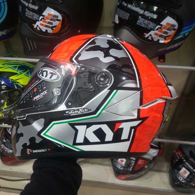 KYT NX RACE XAVI FORES DDRING FLAT VISOR ORIGINAL MURAH MERIAH