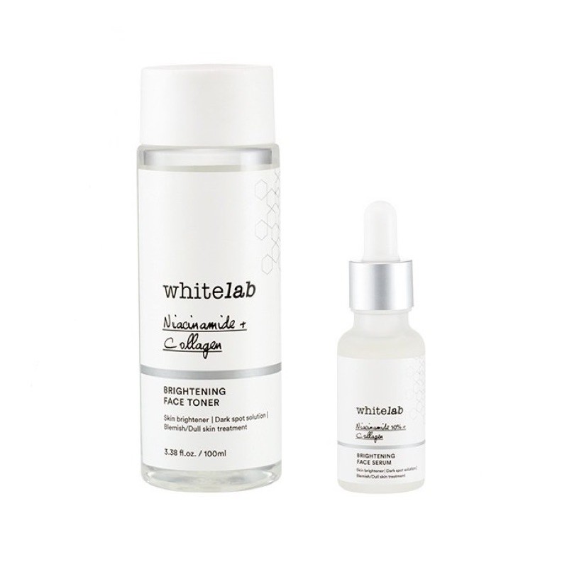 Whitelab Brightening Face Serum &amp; Face Toner