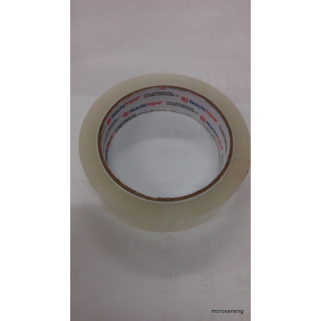 

Isolasi bening 24 mm NACHI / Lakban Bening 24 mm NACHI Murah (Acb Berkah Stationery)