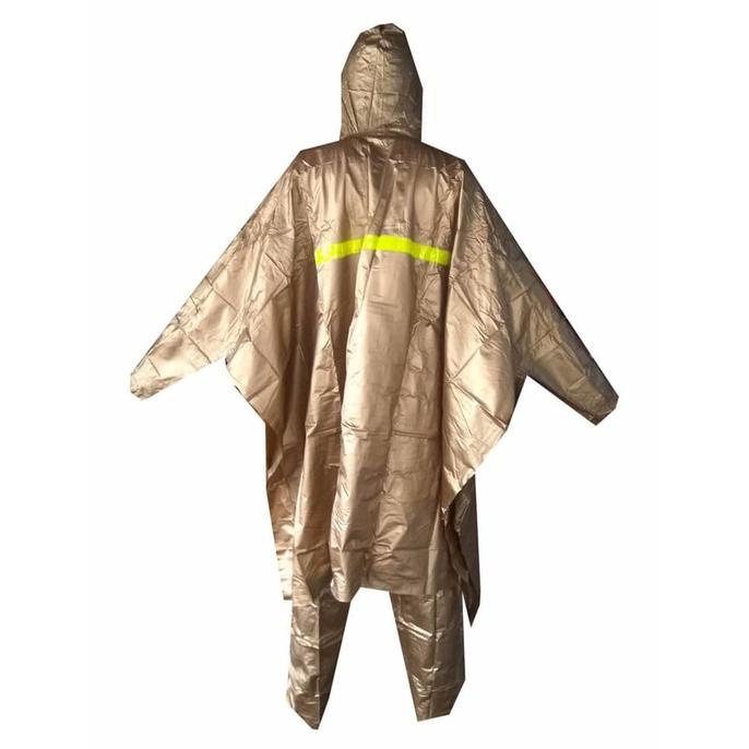 Elephant Jas Hujan Ponco Lengan + Celana Varia - Poncho Dewasa Varia - Merah Bata