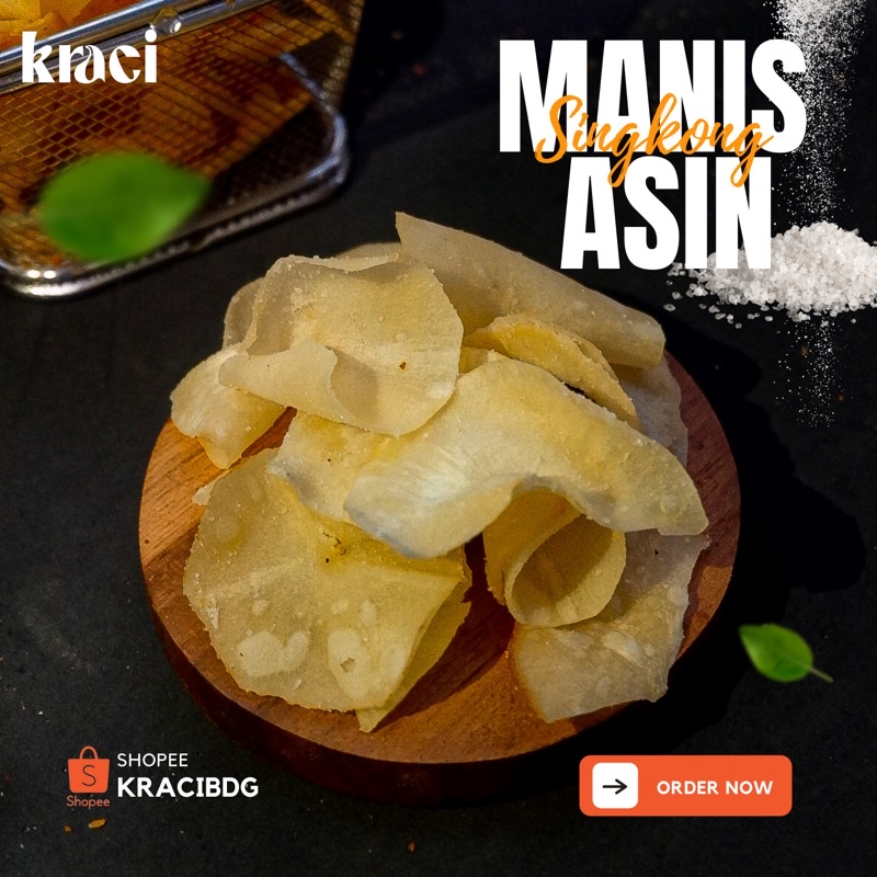 

KERIPIK SINGKONG MANIS ASIN 250gr