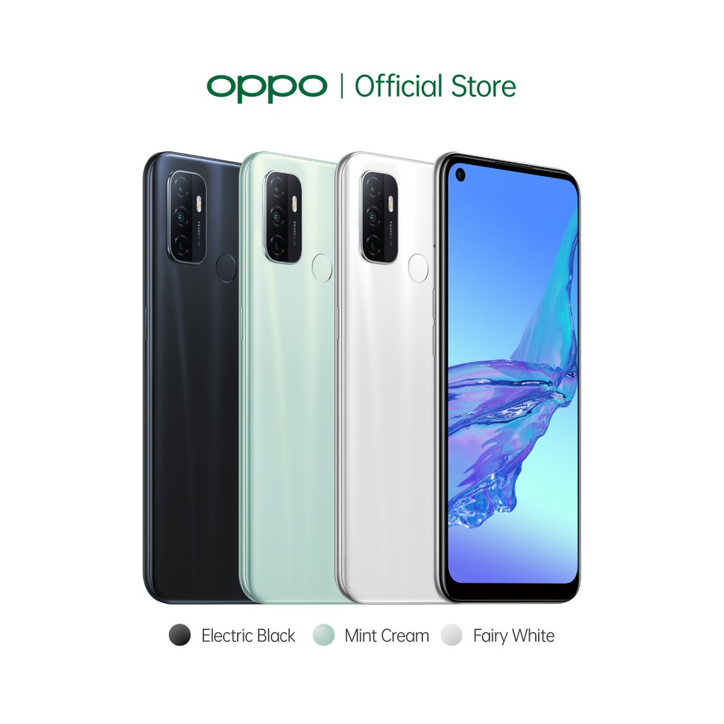 HANDPHONE OPPO A53 4GB/128GB [18W FC, 90Hz Display, SD 460