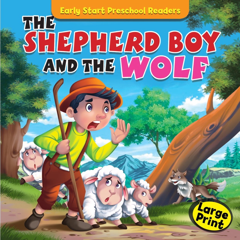 [Mind To Mind] English Story Book - Early Start Preschool Readers Baby Books - The Shepherd Boy And The Wolf