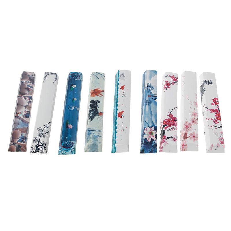 Btsg Keyboard Mekanik PBT 6.25U Spacebar Keycap Cherry Profile Dye-Subbed Untuk Kunci