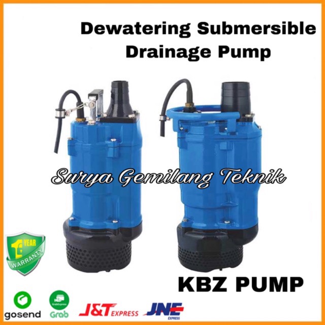 POMPA CELUP TAMBAK SUBMERSIBLE 15KW 20HP 380VOLT KBZ61.5 AQUISTAR