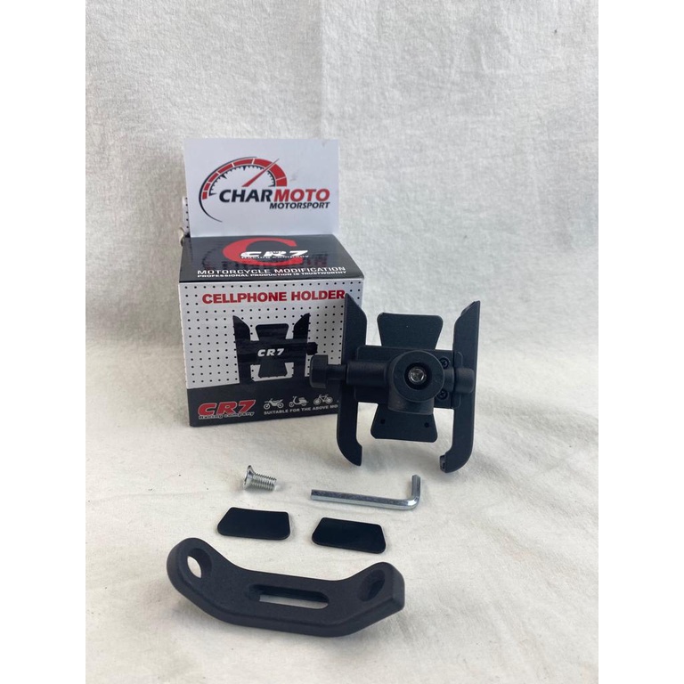 Holder HP Spion Motor CR7 Phone Stand Handphone Senderan Dudukan Hape Alat Penyangga Hp - Charmoto