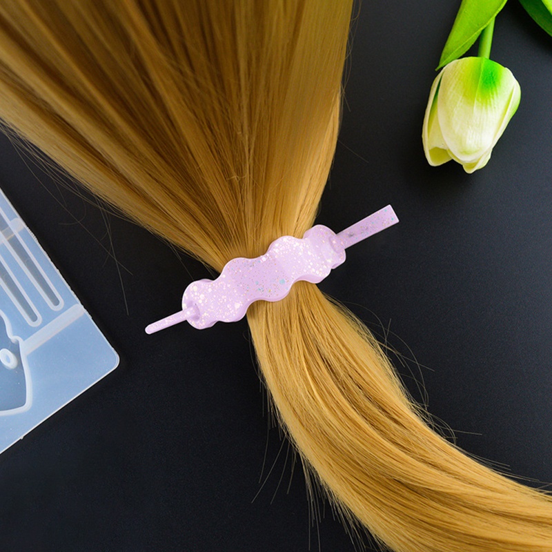 Siy Set Cetakan Resin Epoksi DIY Bahan Silikon Untuk Wanita