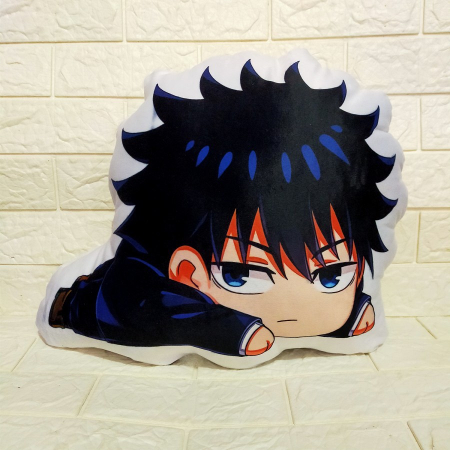 bantal plushie boneka anime jujutsu kaisen megumi fushiguro
