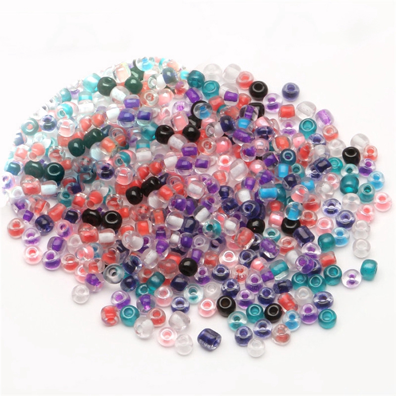 [ Wholesale 500Pcs Glass Seed Beads ] [ Acrylic Round Loose Spacer Beads For Bracelets Necklace Jewelry DIY Making ]