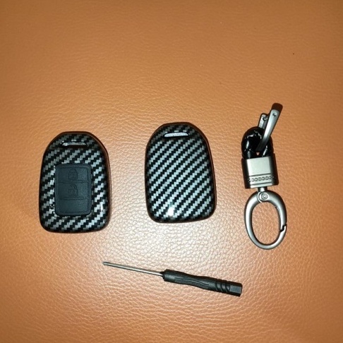 Casing Kunci Carbon Honda All New Brio Key Case Cover Replacement