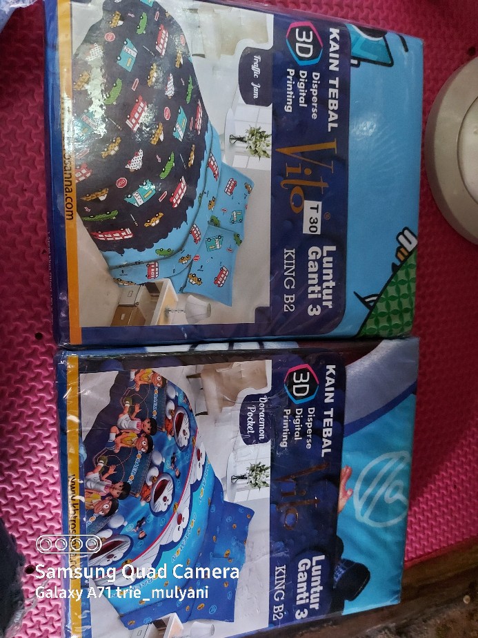 Ww Masker Kain Vito 2 Lapis - Random (warna Acak) - Non Medis